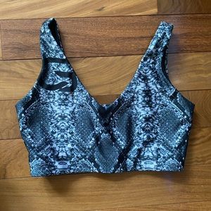Cyclebar branded sports bra by Emily Hsu
